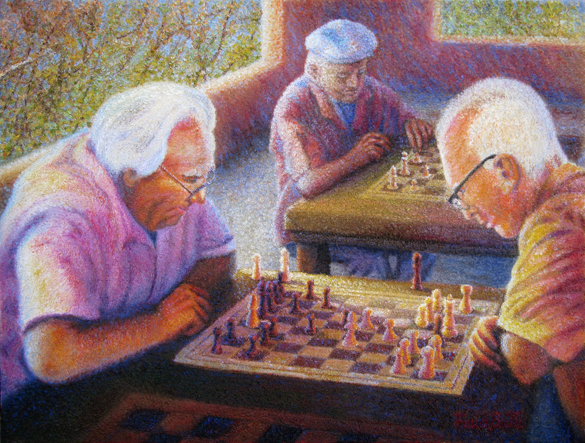Below - These are the present photos of Street Chess Players One. 